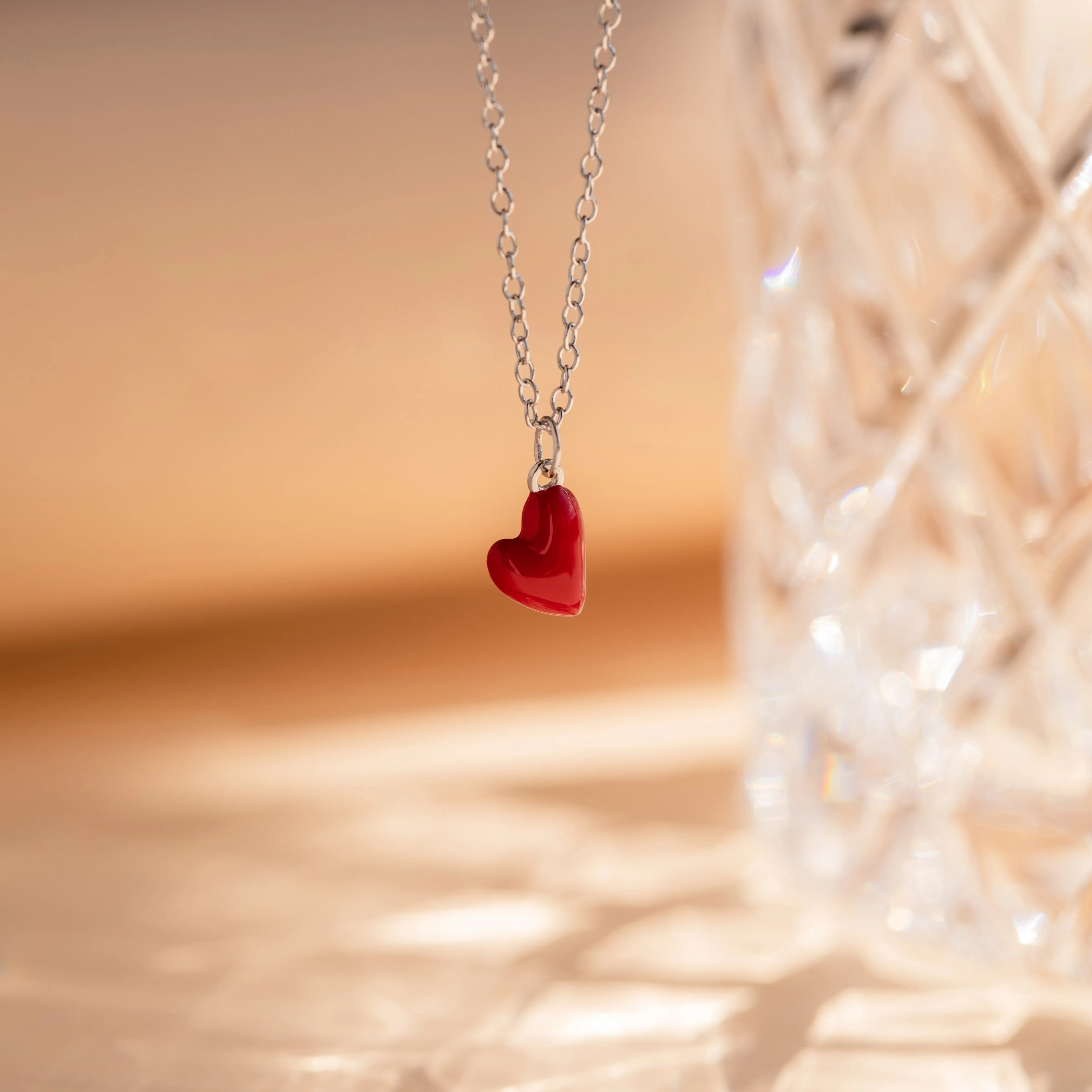 Little Red Heart Necklace