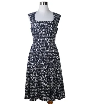 L.K Bennett Blue & White Cotton Dress sz 4