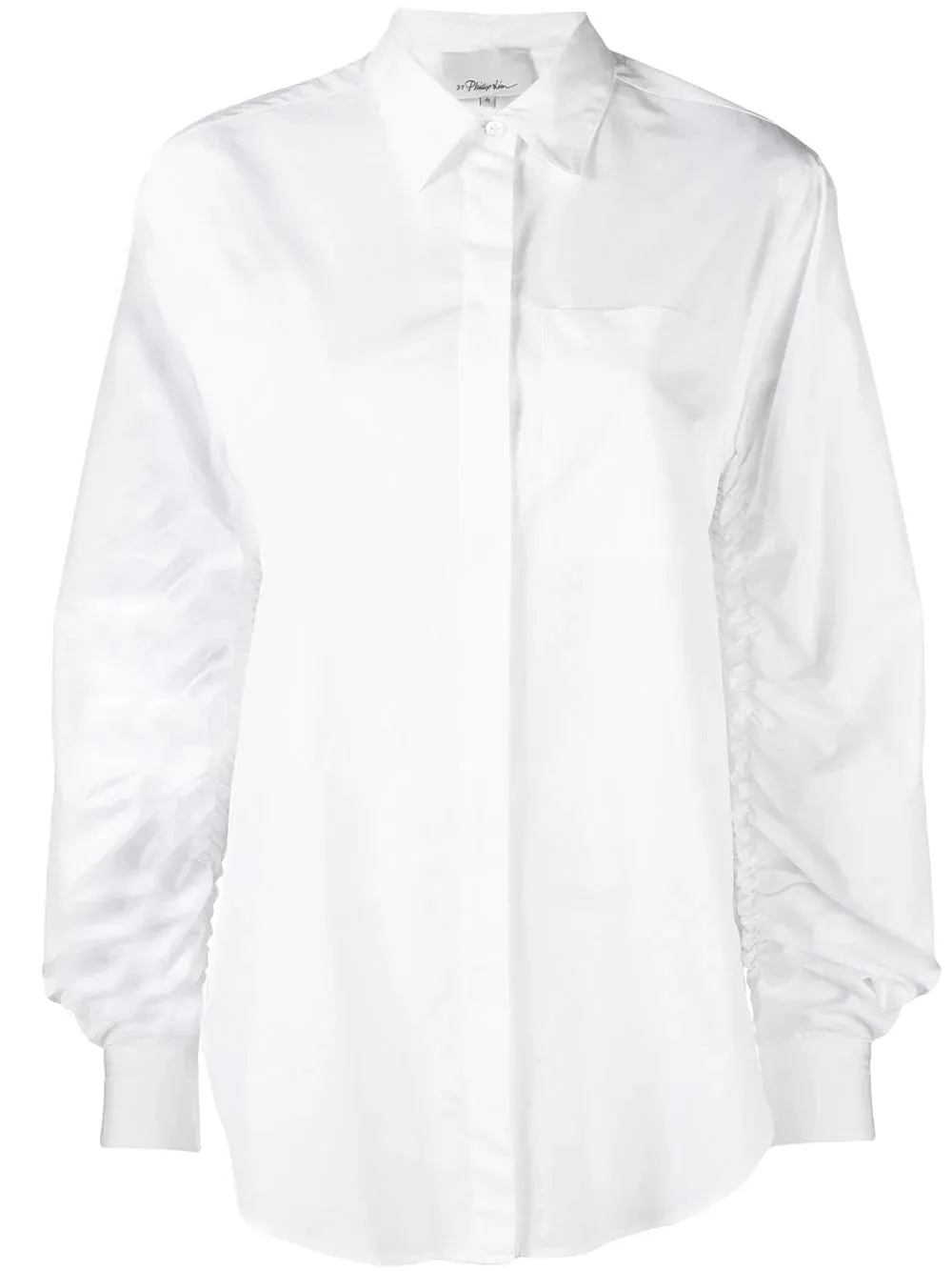 Long Sleeve Shirt with Gathered Sleeve