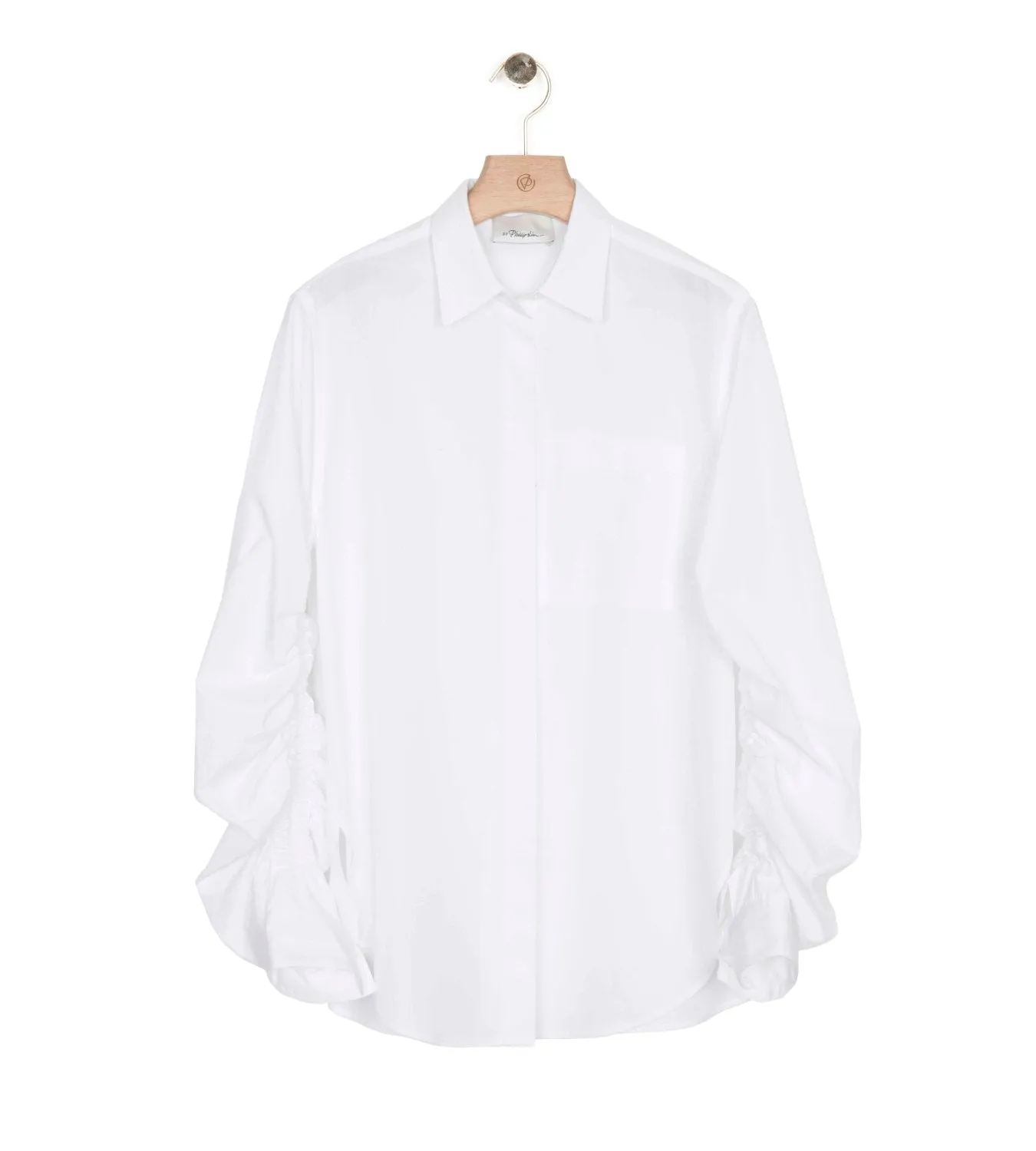 Long Sleeve Shirt with Gathered Sleeve