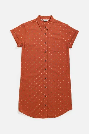 Loren Shirt Dress / Fil-Coupé Dots