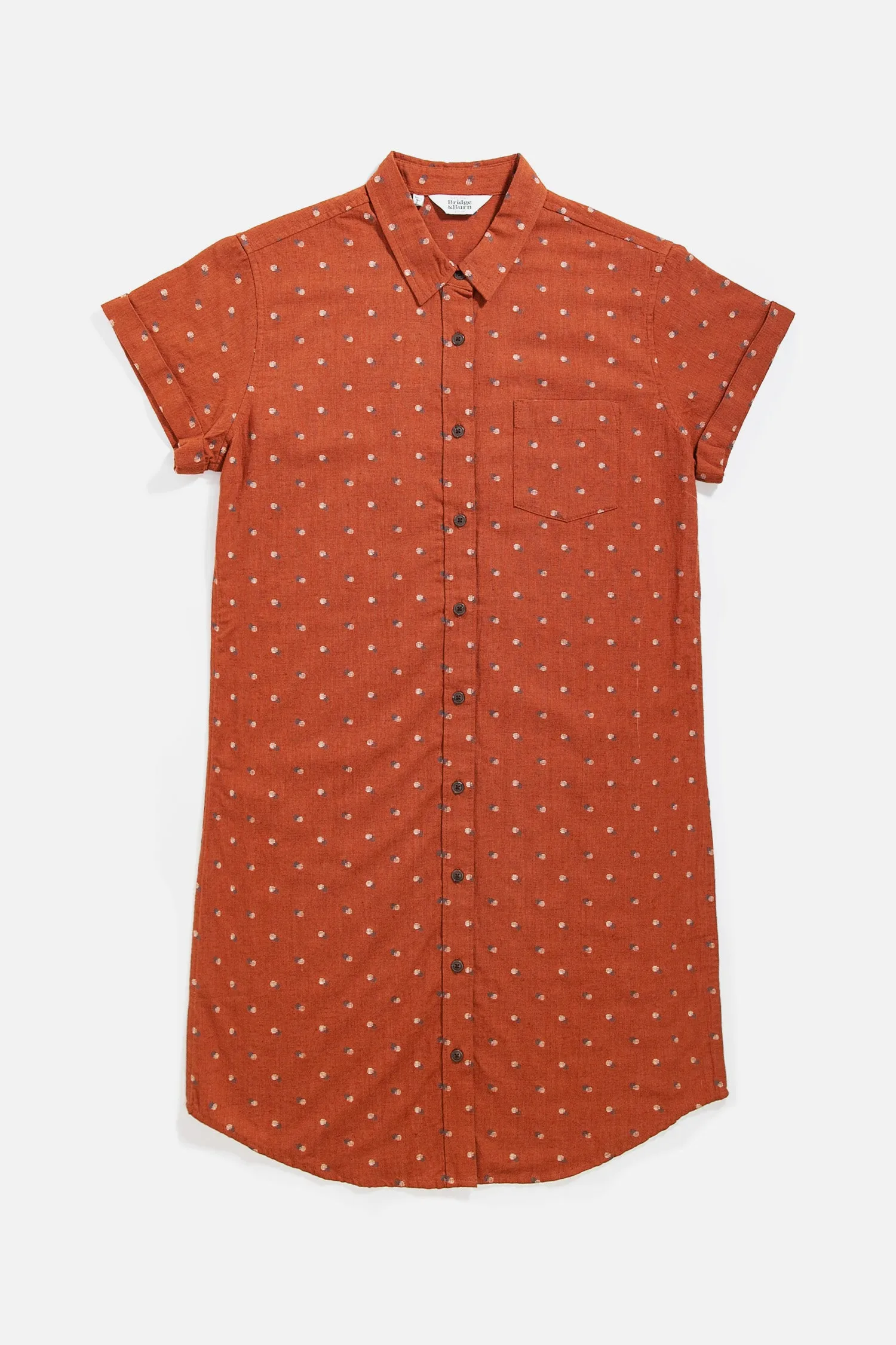 Loren Shirt Dress / Fil-Coupé Dots