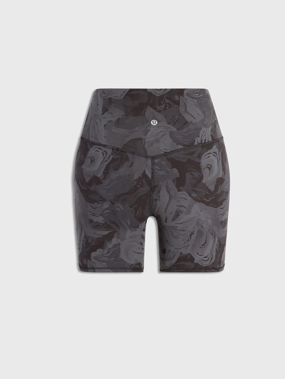 LULULEMON PRINT BLK ALIGN HR SHORT 6