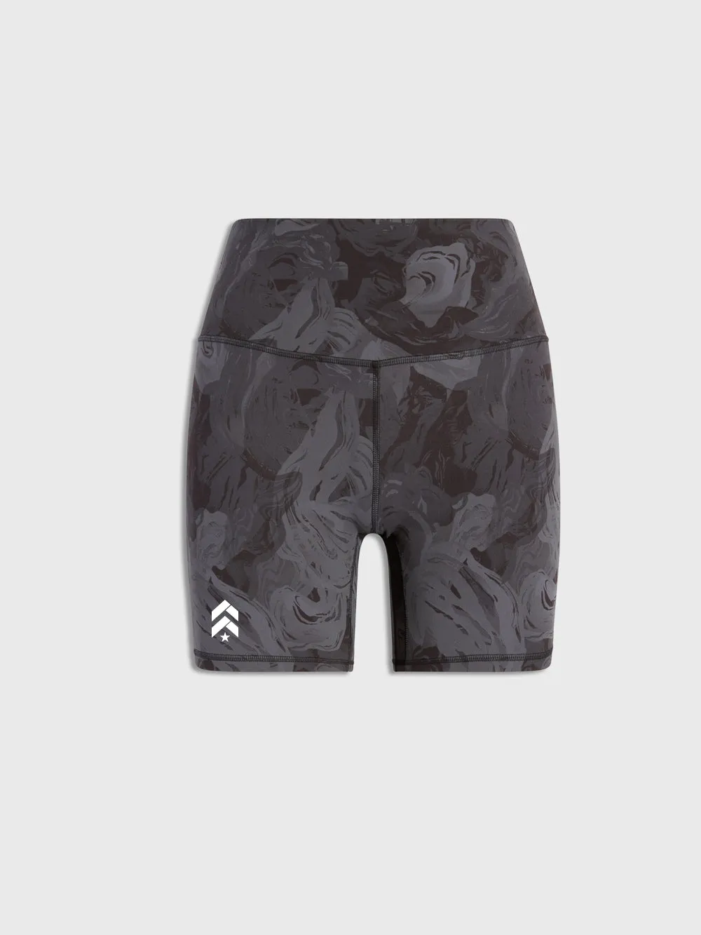 LULULEMON PRINT BLK ALIGN HR SHORT 6