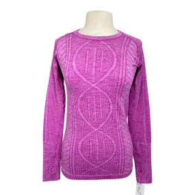 Lululemon 'Swiftly Knitted' Shirt in Fushia - Women's 8