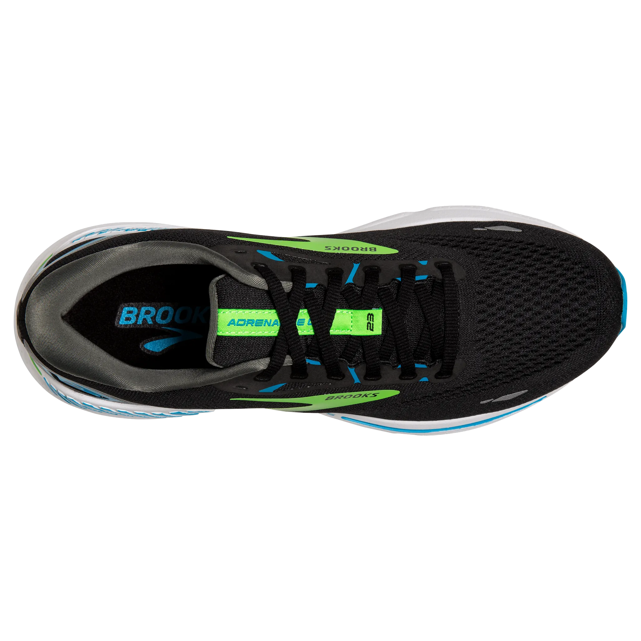 M Brooks Adrenaline GTS 23 Black/Hawaiian Ocean/Green