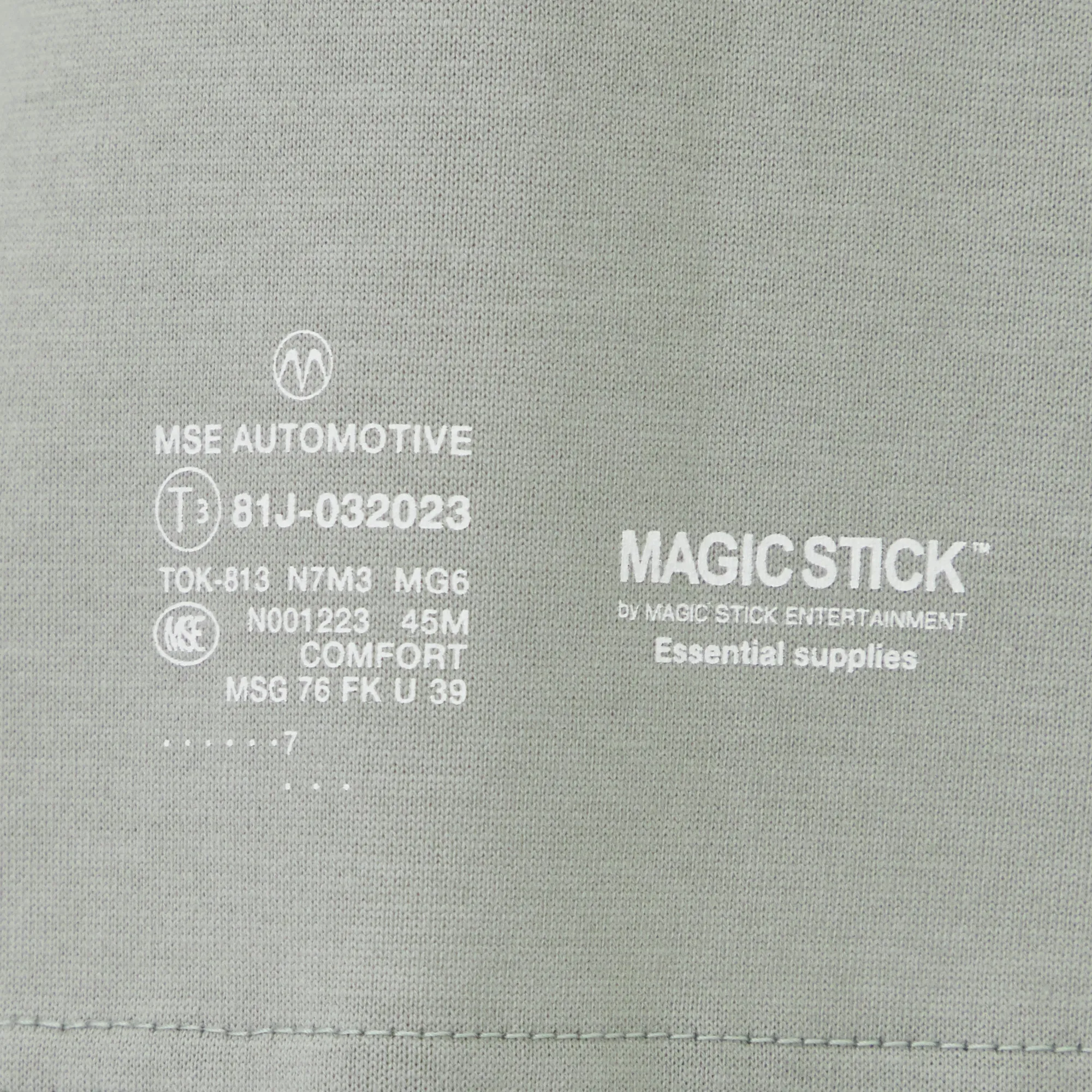 Magic Stick M.Staple Box Tee Charcoal 23AW-MS7-002