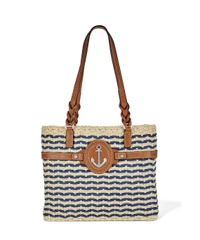 Magnolia Straw Tote