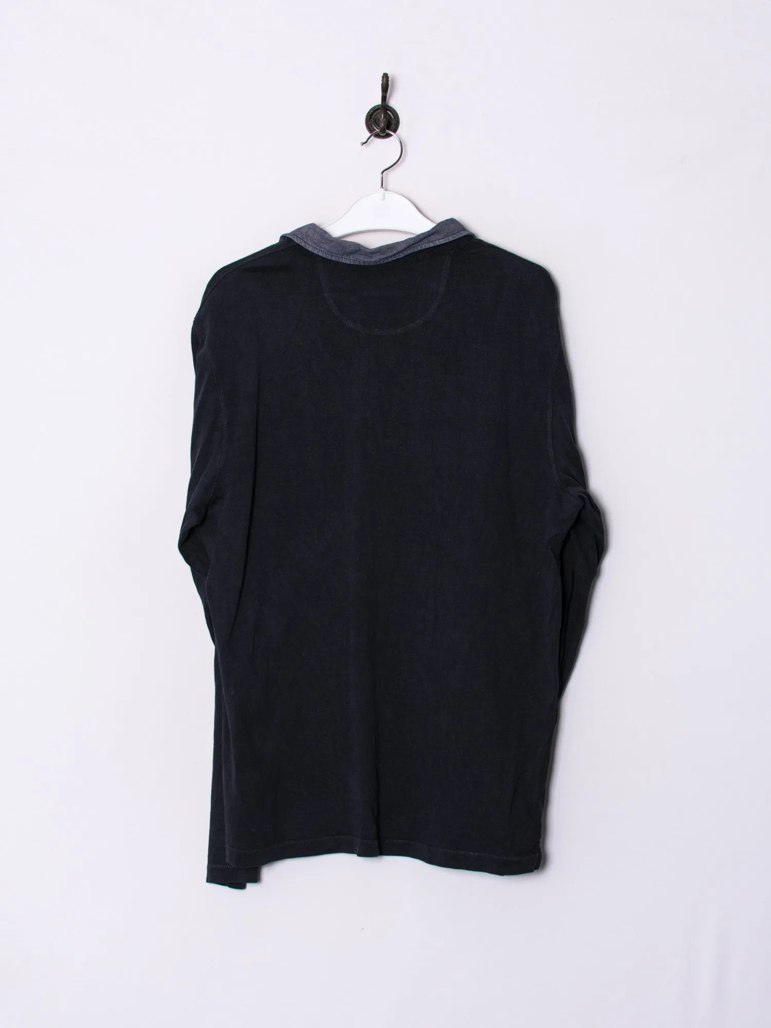 Marc O'Polo Navy Blue Long Sleeves Light Poloshirt