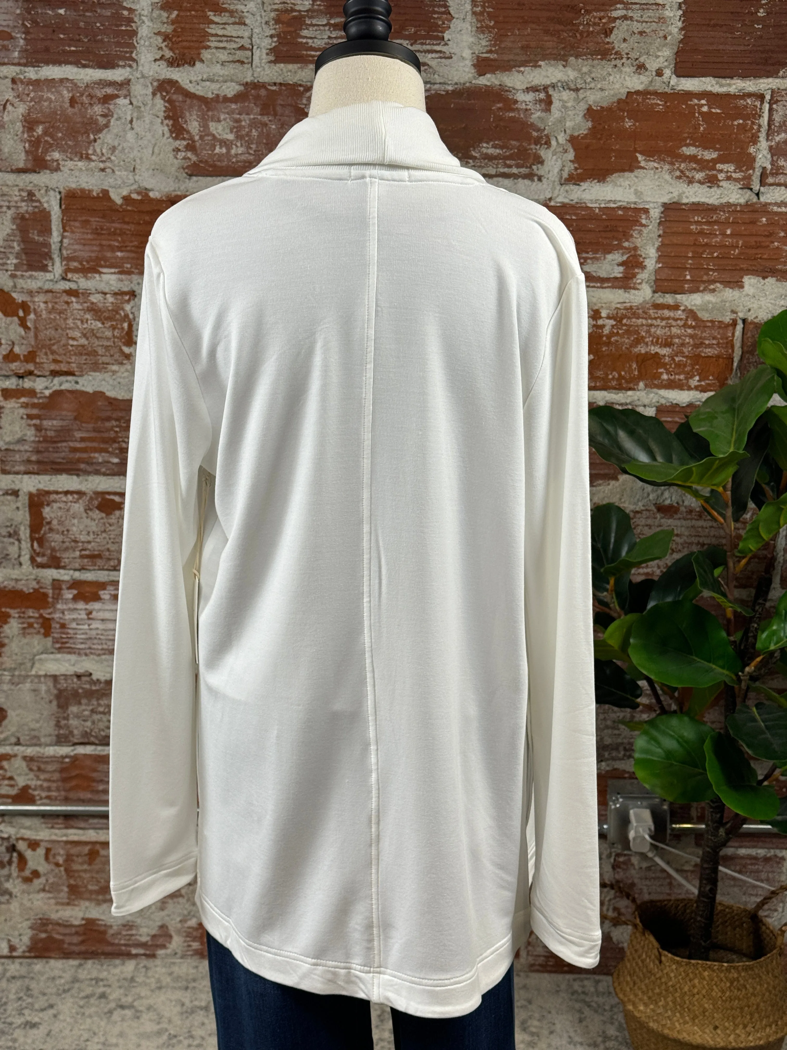 Matty M Colleen Cardigan in White