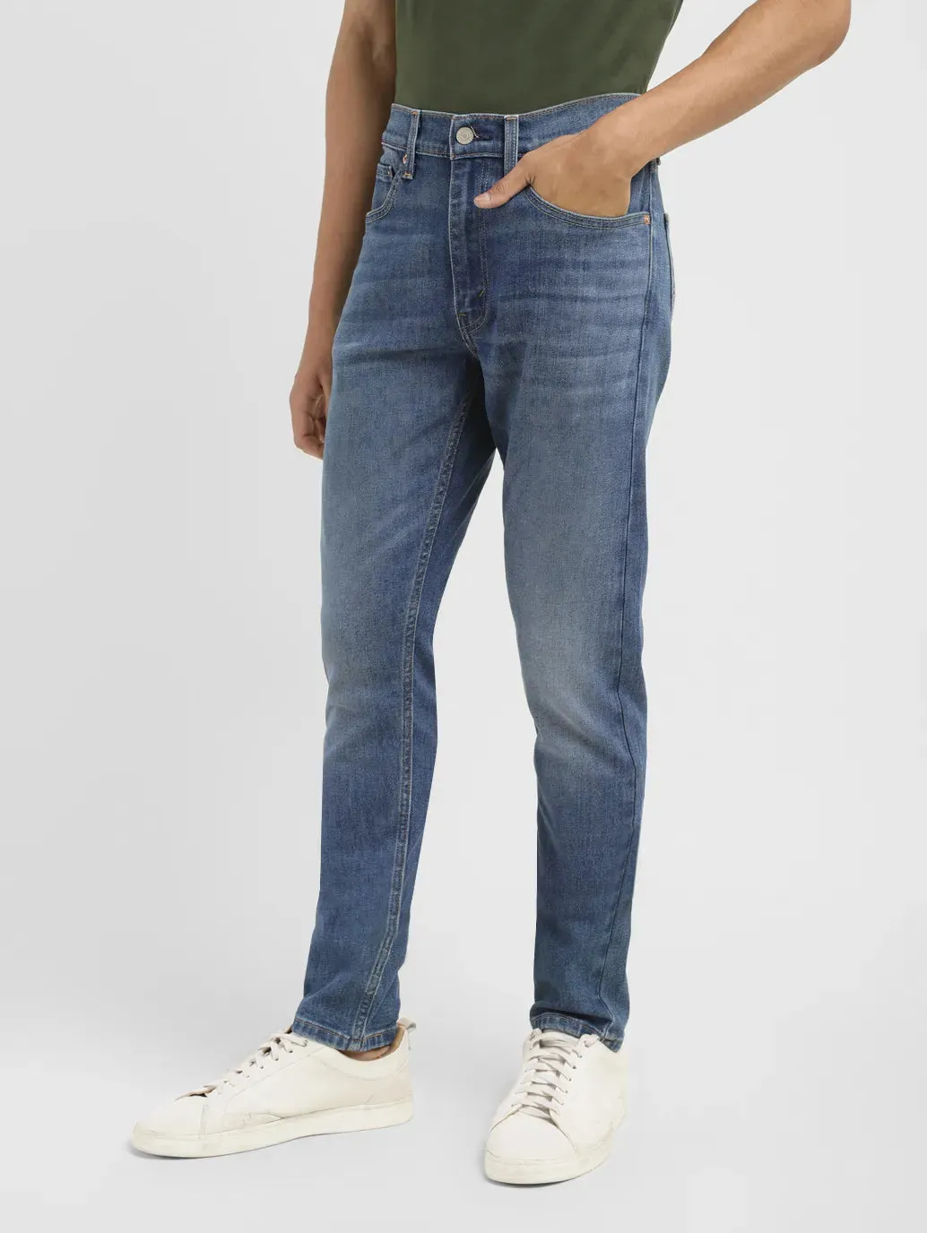 Men's 512 Mid Indigo Slim Tapered Fit Jeans