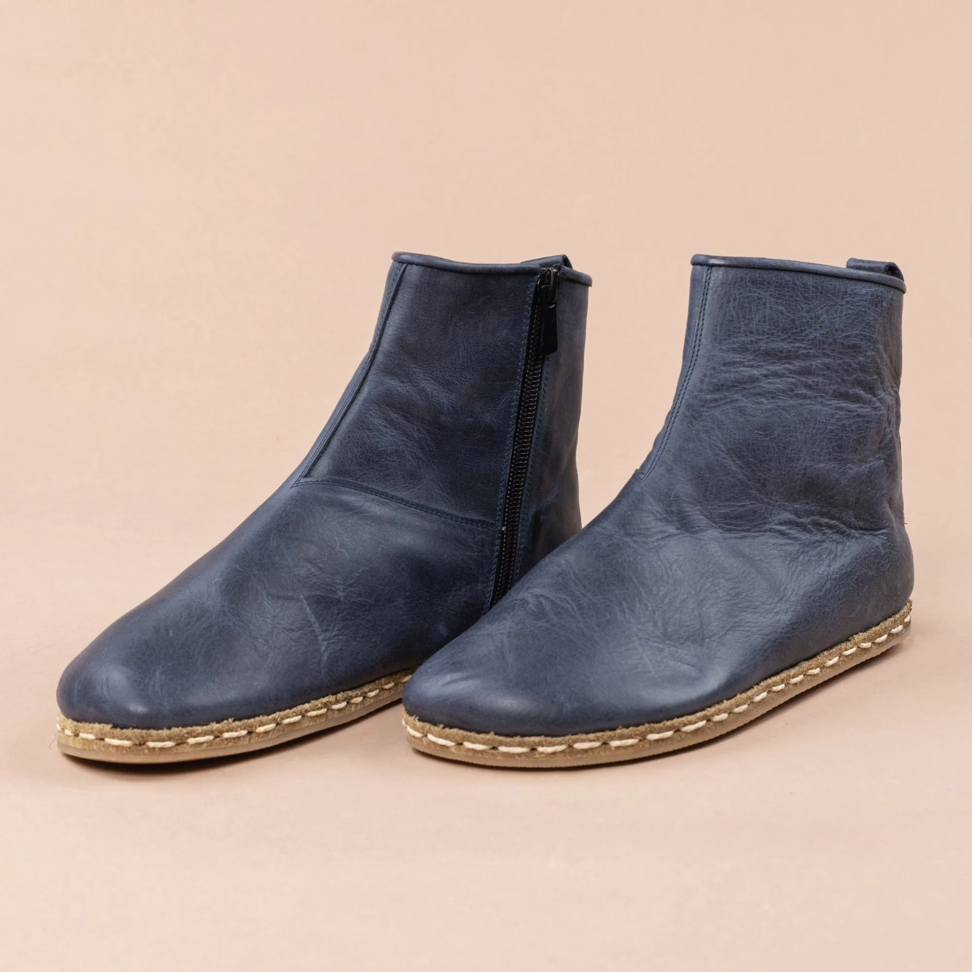 Men's Blue Barefoot Boots