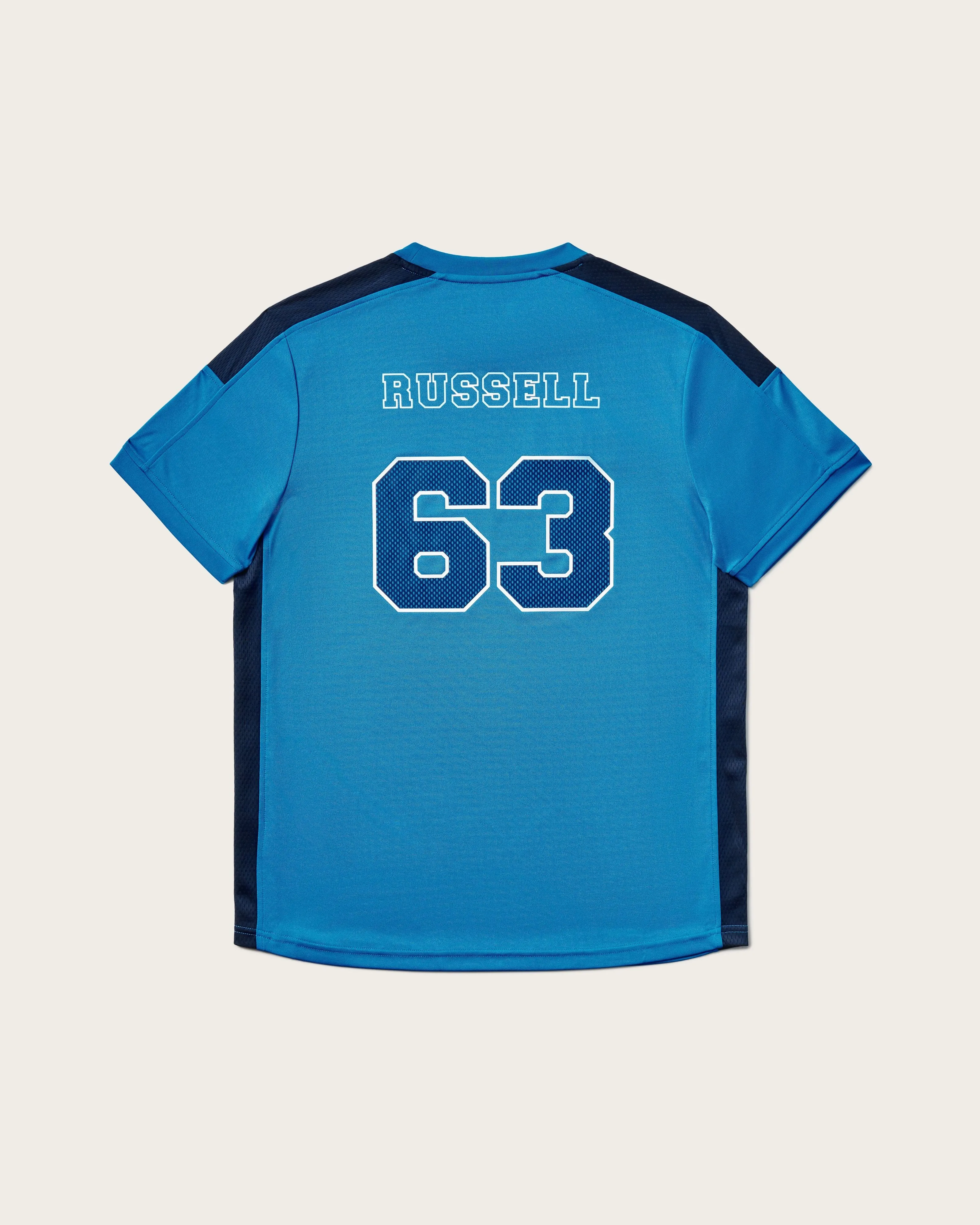 Mens George Russell Sports Tee Blue