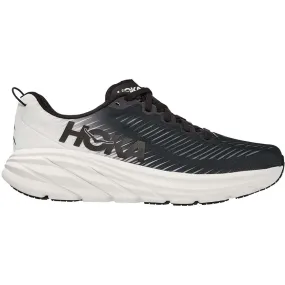 Men's Hoka One One Rincon 3, Black/White, 13 2E Wide