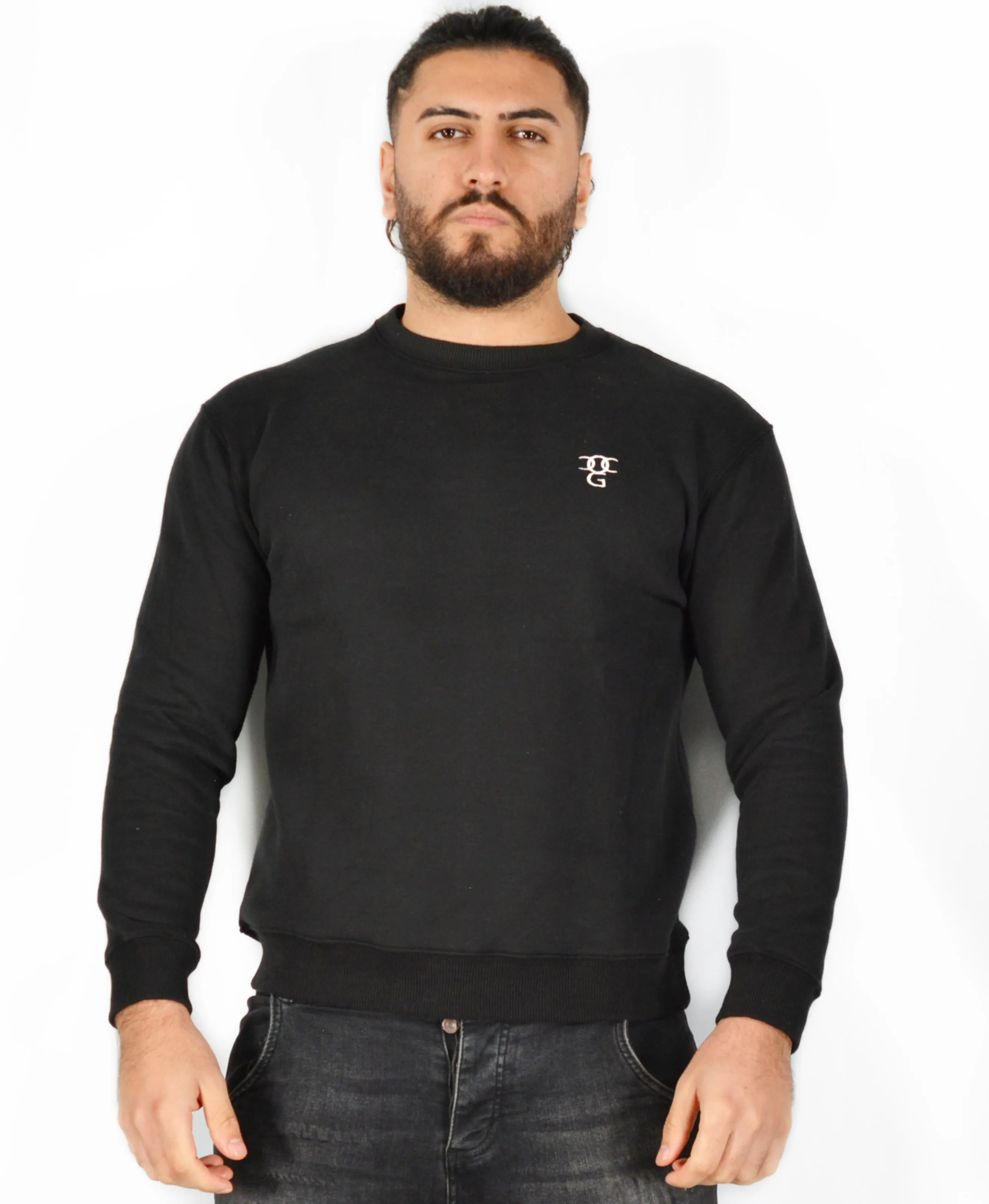 Mens O.G. Symbol Black Sweat Jumper Top