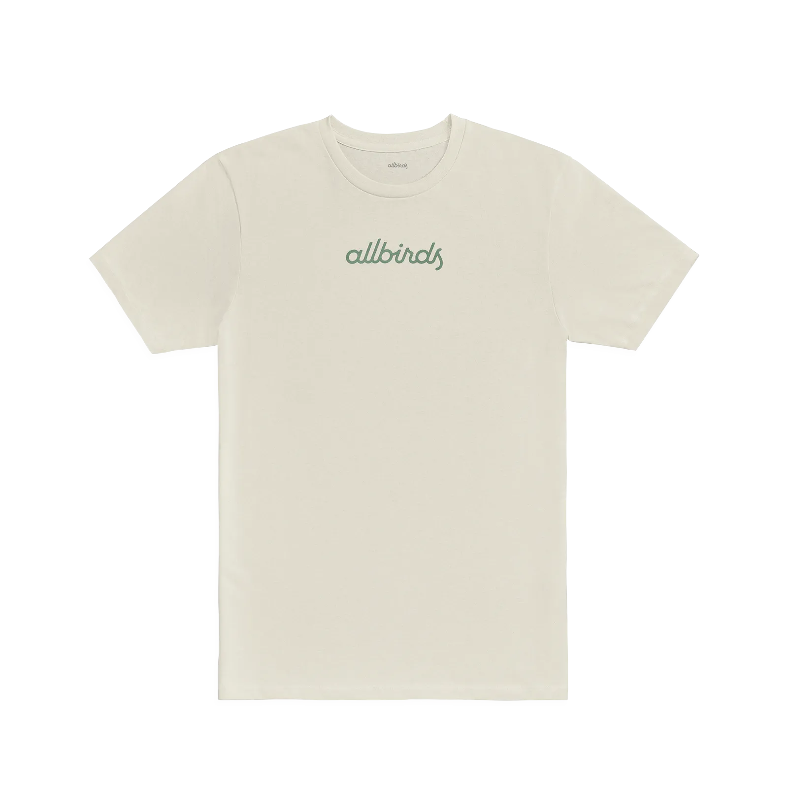 Men's Recycled Tee - Logo - Natural White