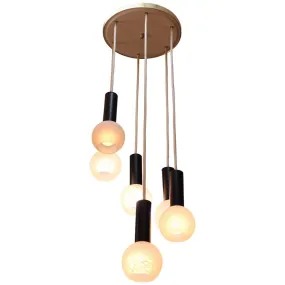 Mid-Century Modern Cascade Pendant Chandelier