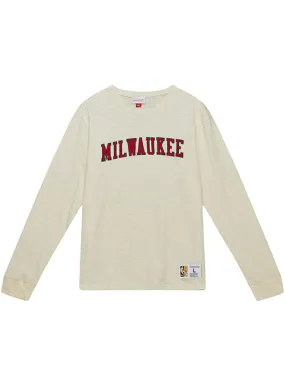 Mitchell & Ness HWC Slub Legendary Milwaukee Bucks Long Sleeve T-Shirt