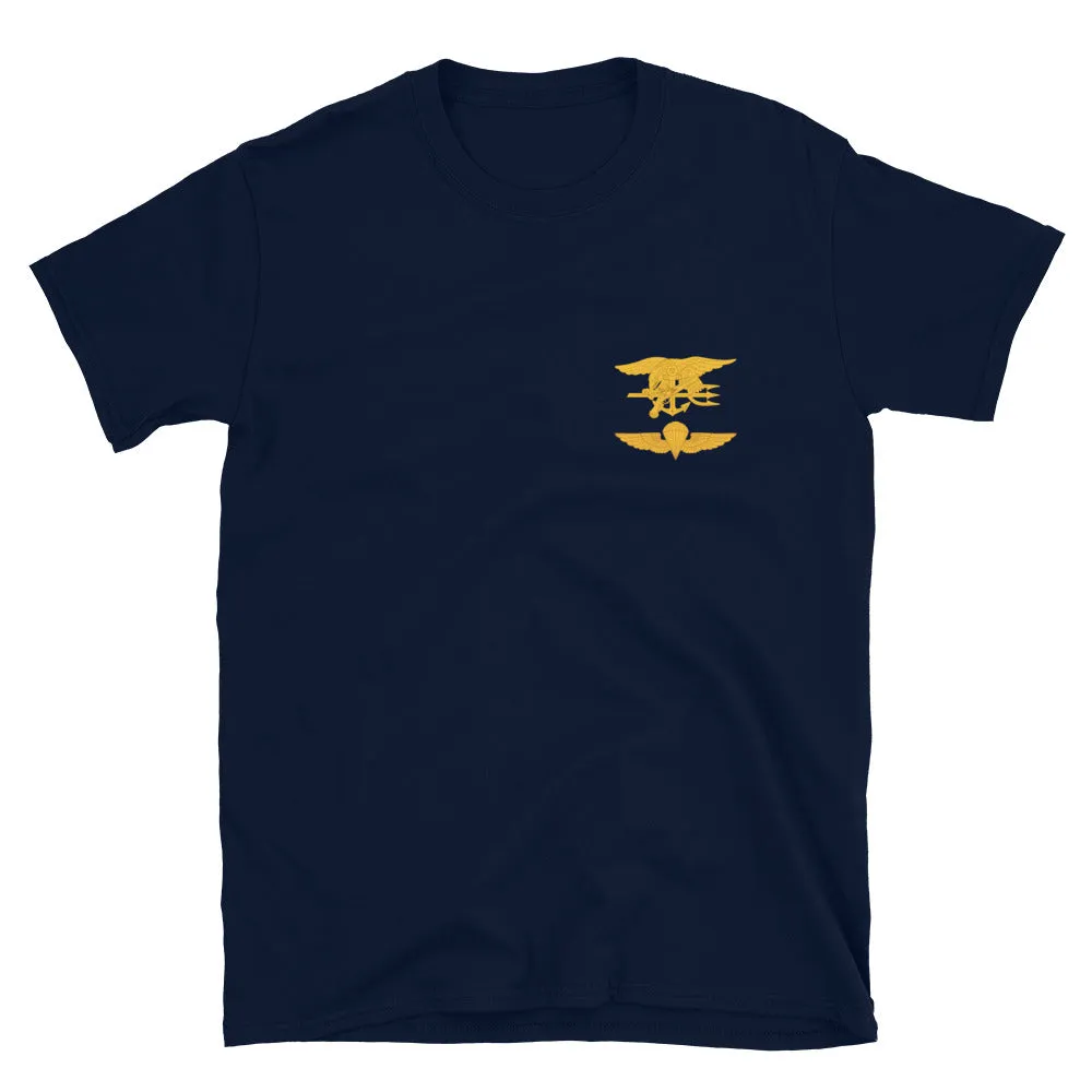 Navy SEALs and Parachutist badges Short-Sleeve Unisex T-Shirt