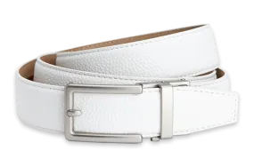 Neubelt Vegan White, 1 3/8 Strap, Golf Belt