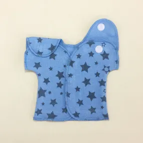 NICU Friendly T-Shirt Deep Blue Stars