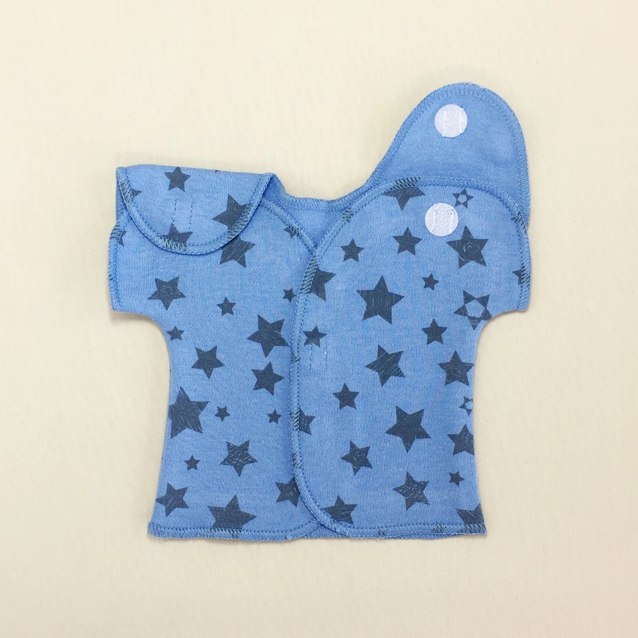 NICU Friendly T-Shirt Deep Blue Stars