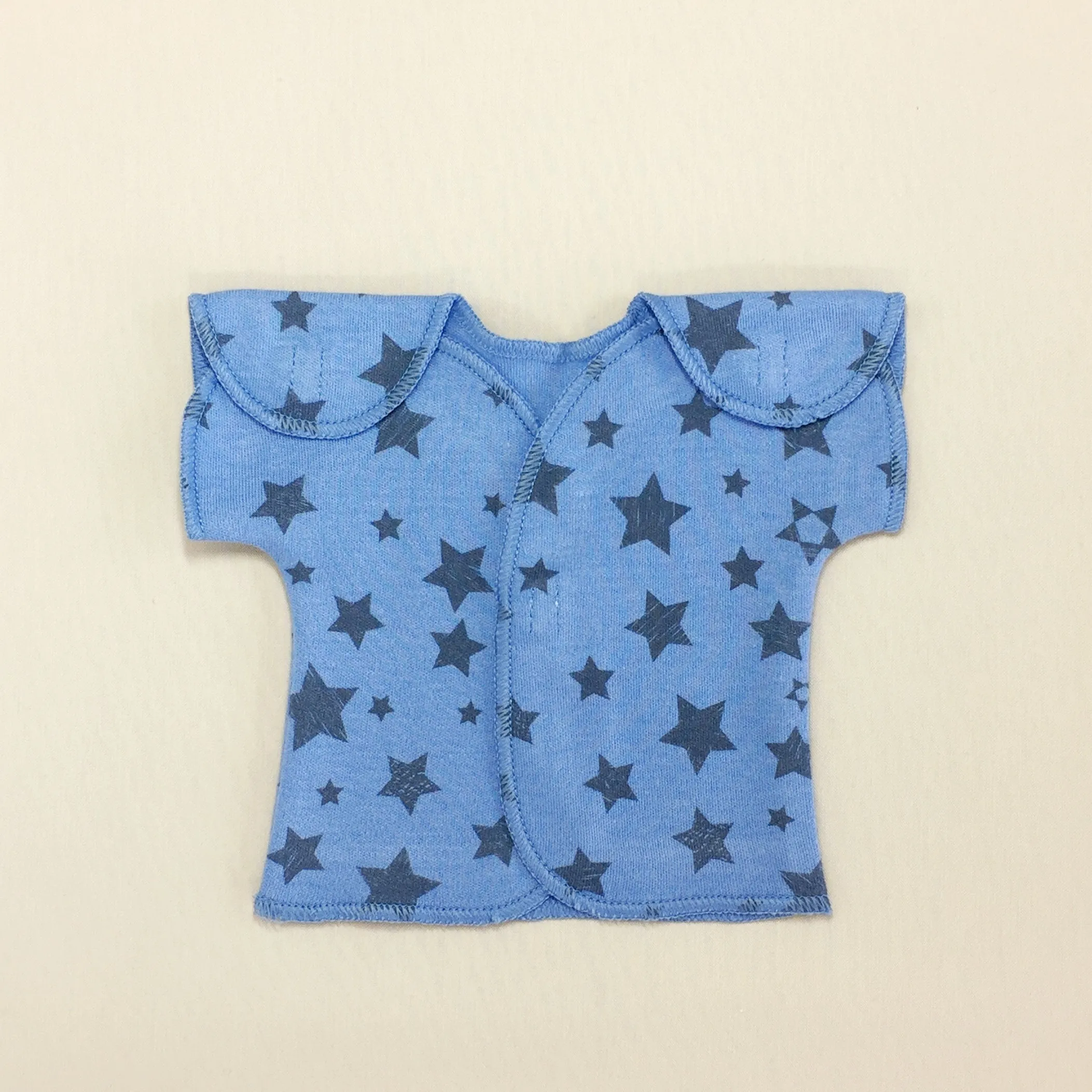 NICU Friendly T-Shirt Deep Blue Stars