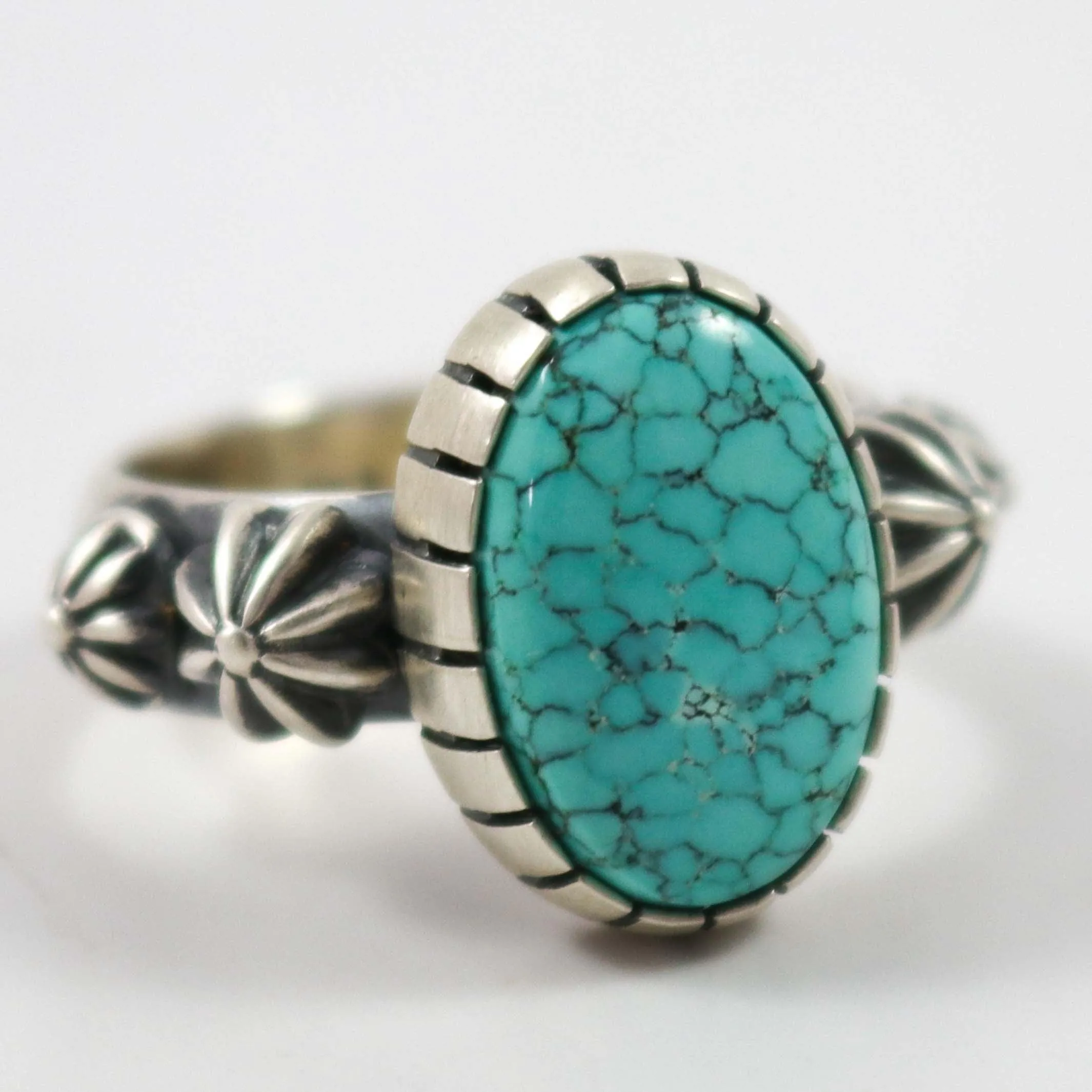 Number Eight Turquoise Ring