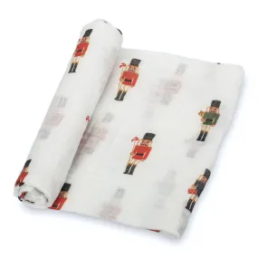 Nutcrackers Christmas Baby Muslin Cotton Blanket