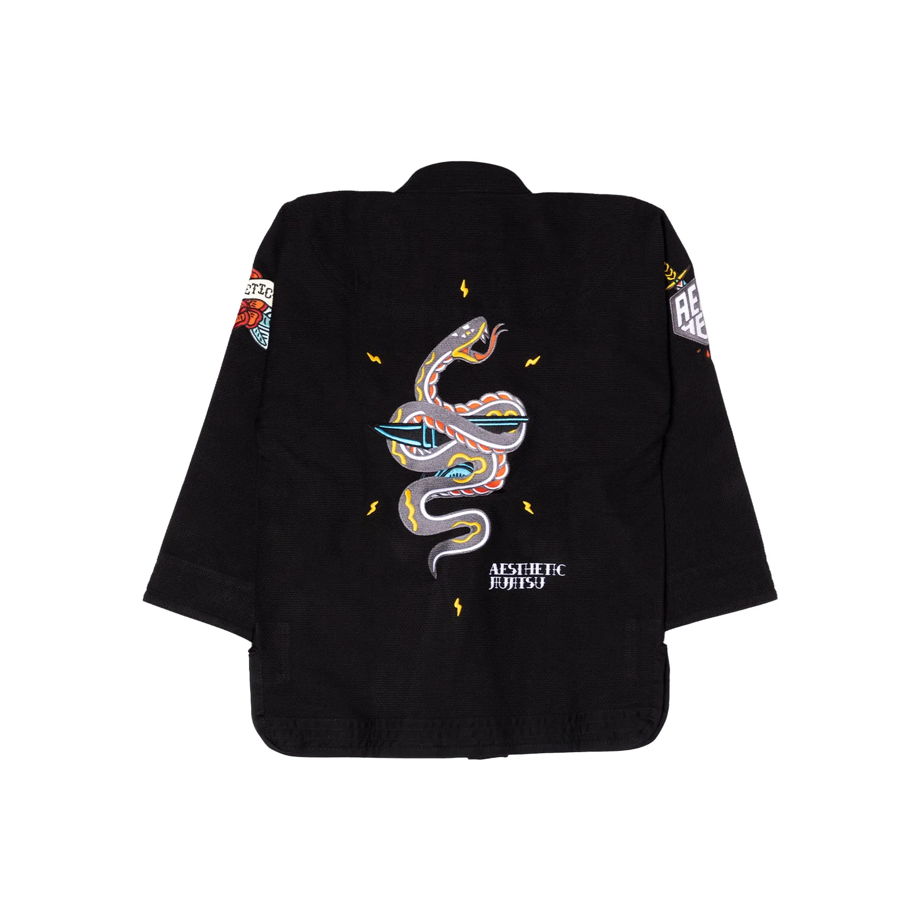 'Old School' Kimono - Black