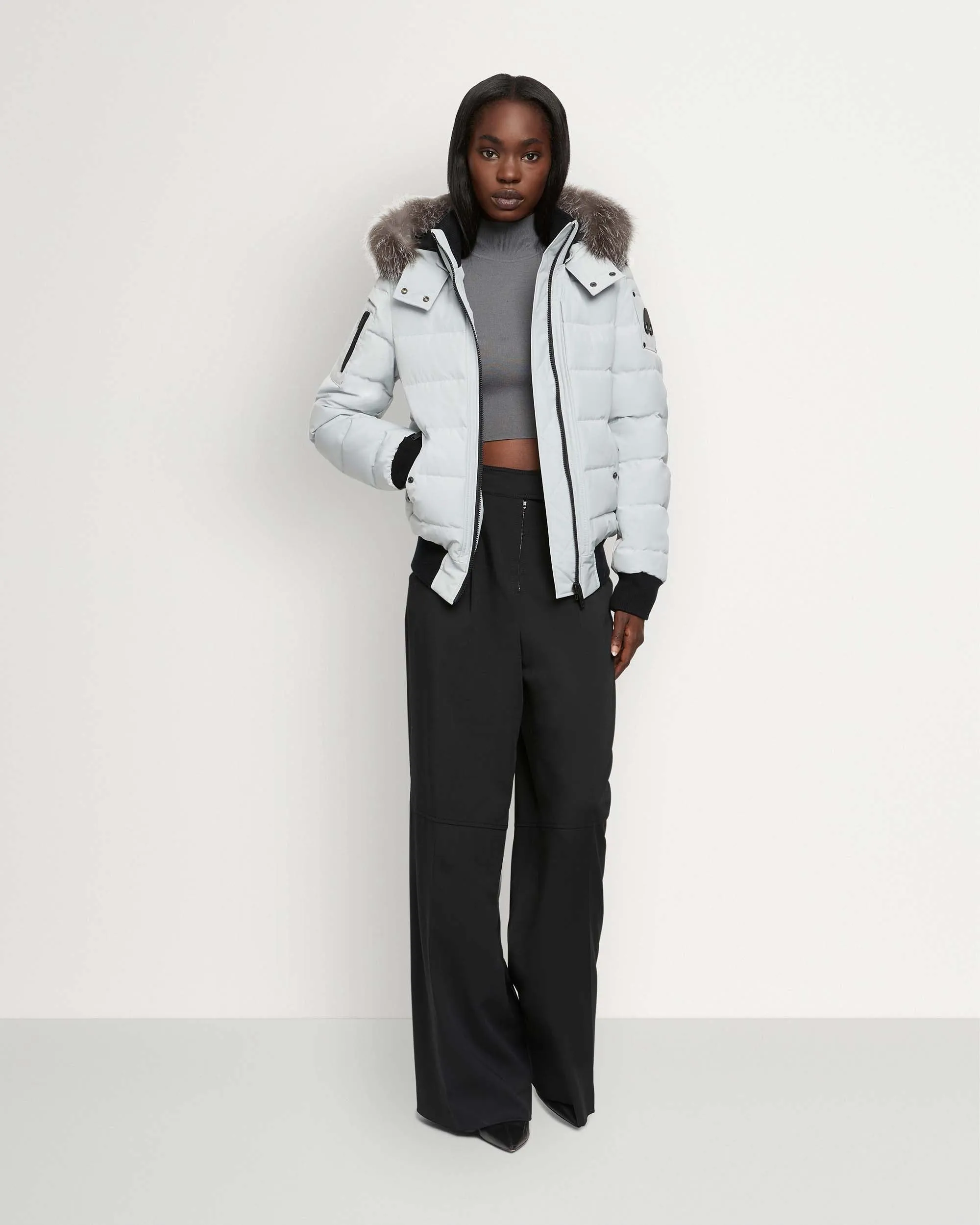 ONYX LADRIERE BOMBER SHEARLING