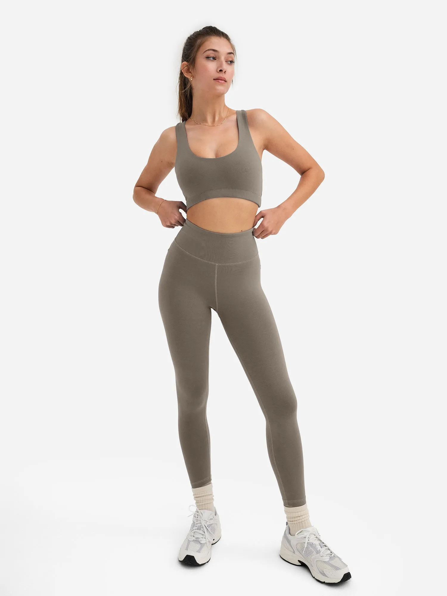 Organic Stretch Midi Legging