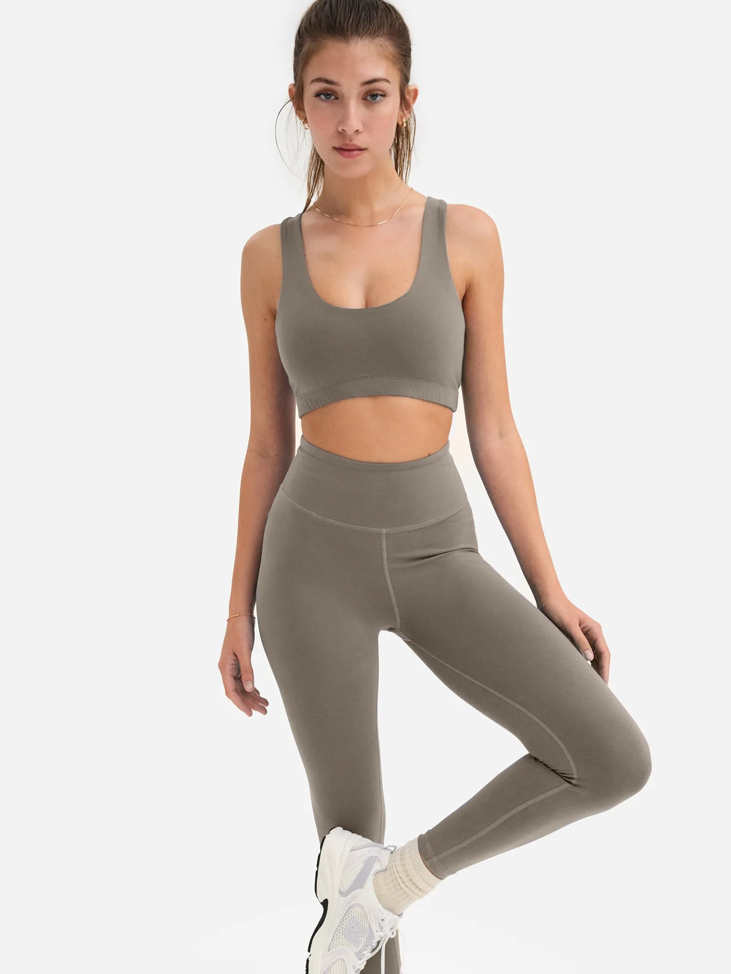 Organic Stretch Midi Legging