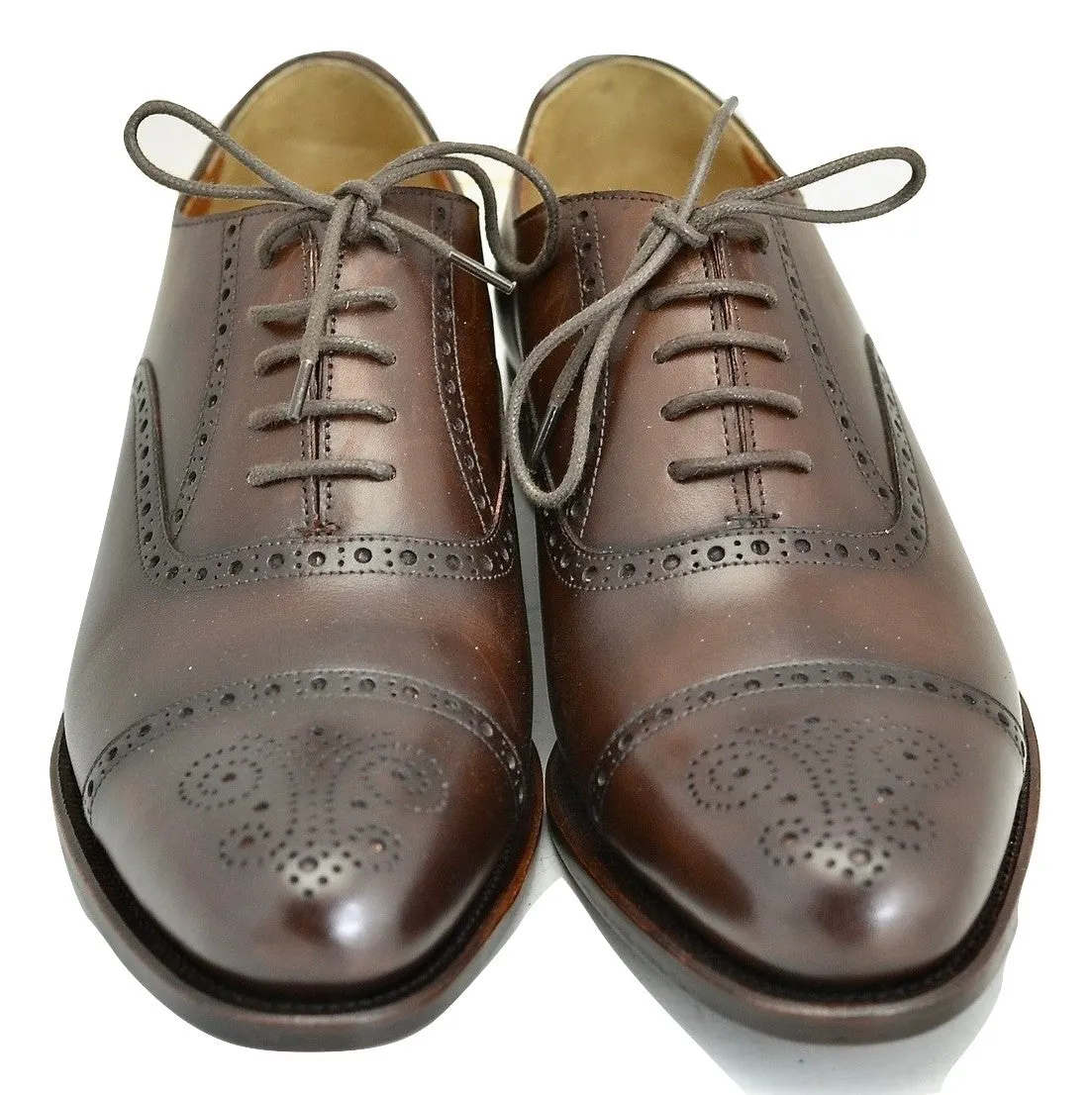 Oxford brogue | dark brown  | box  Calf