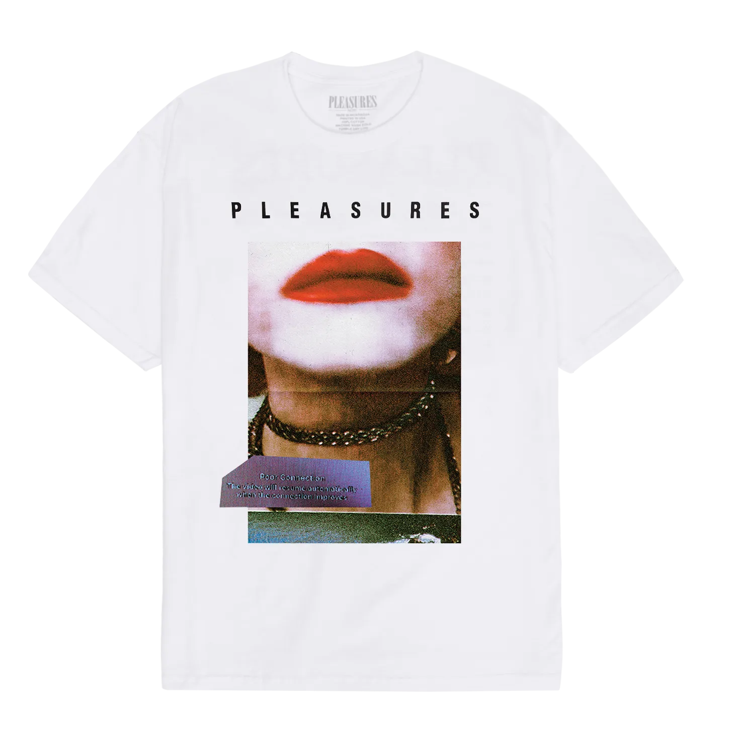 Pleasures Poor Connection SS Tee - White