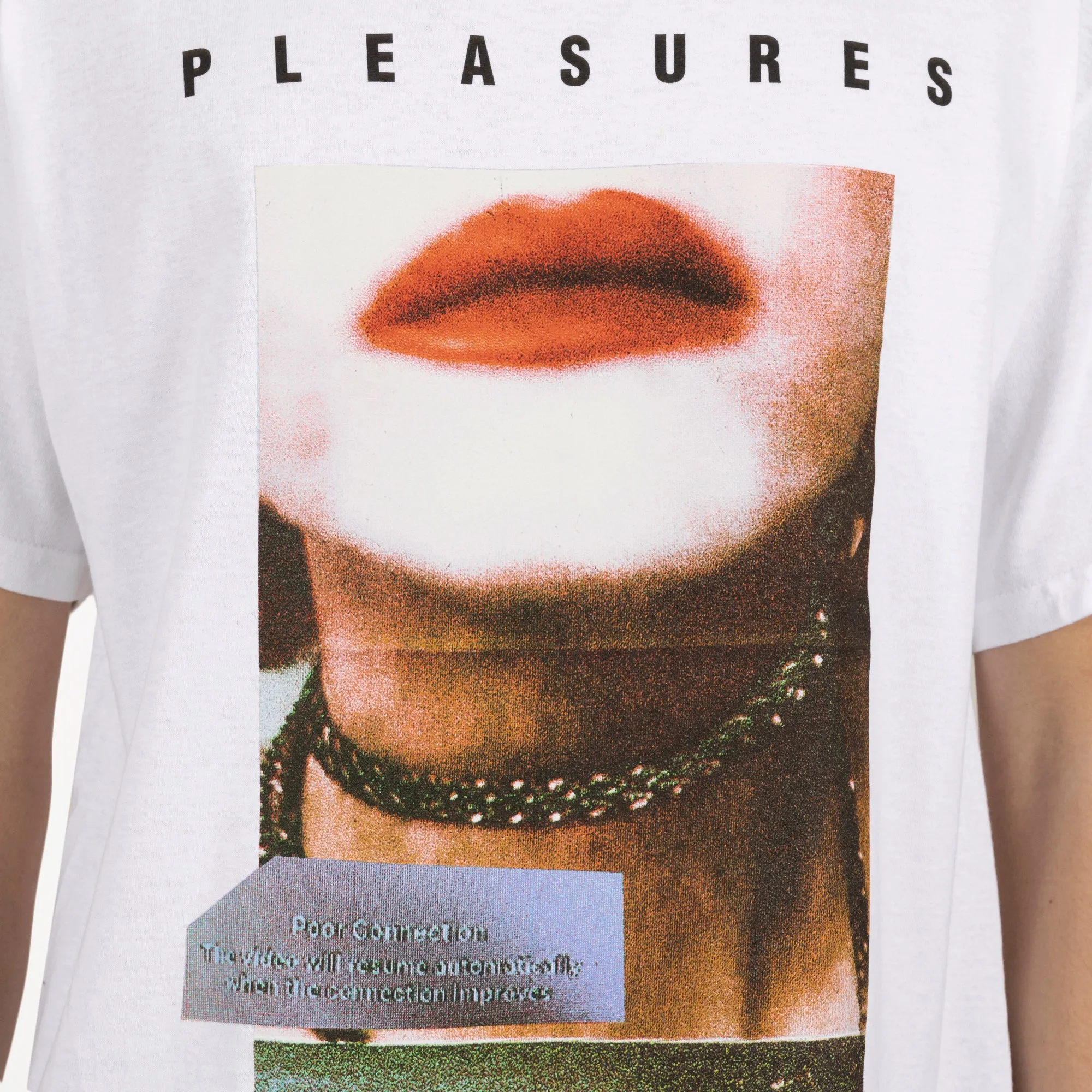 Pleasures Poor Connection SS Tee - White