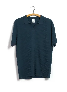 POLO | Short Sleeve Spot Knit Shirt | Ombra