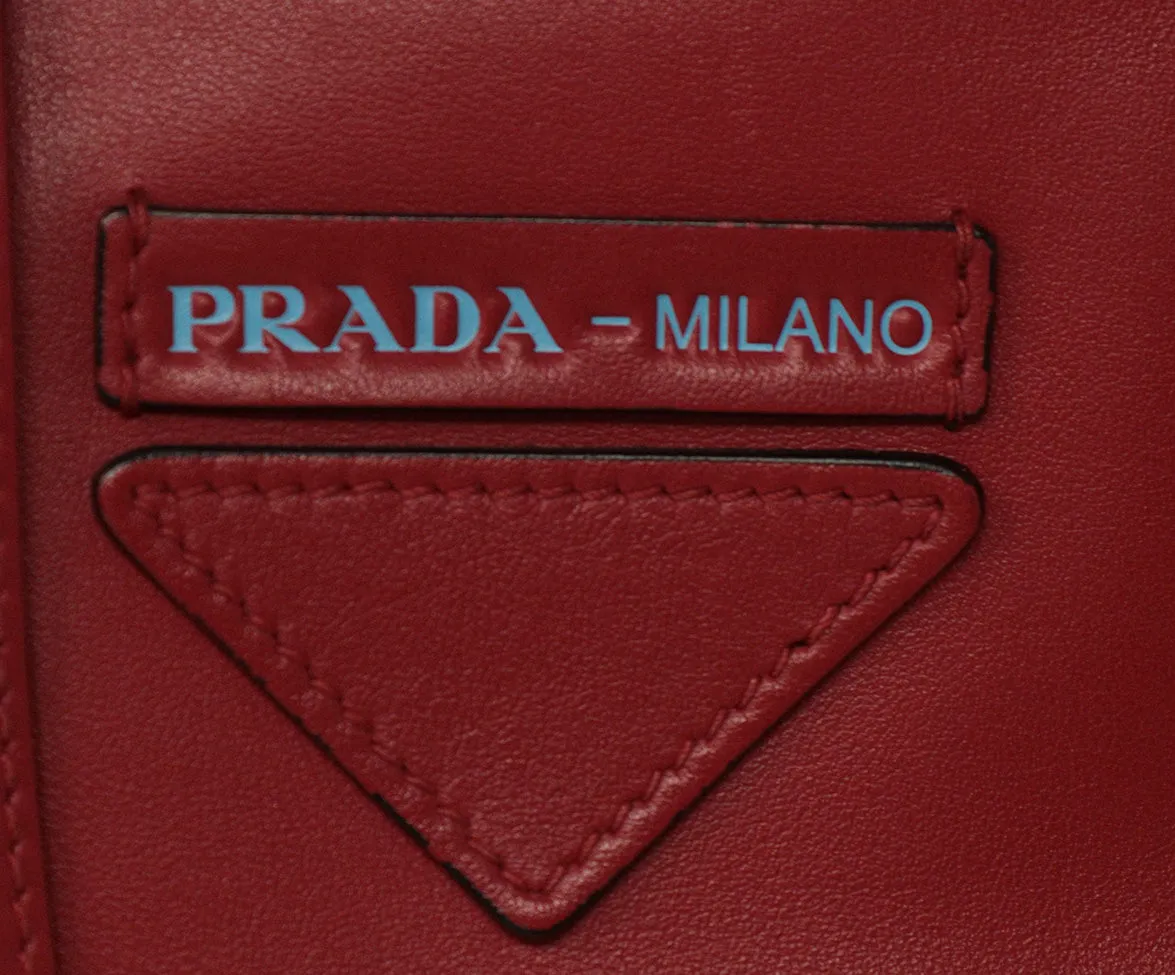 Prada Red Leather Handbag