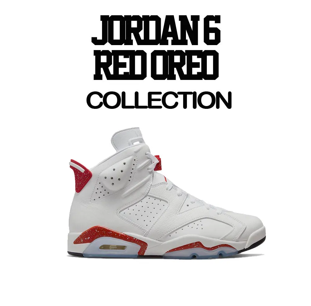 Retro 6 Red Cement Shirt - ST Bear - Red