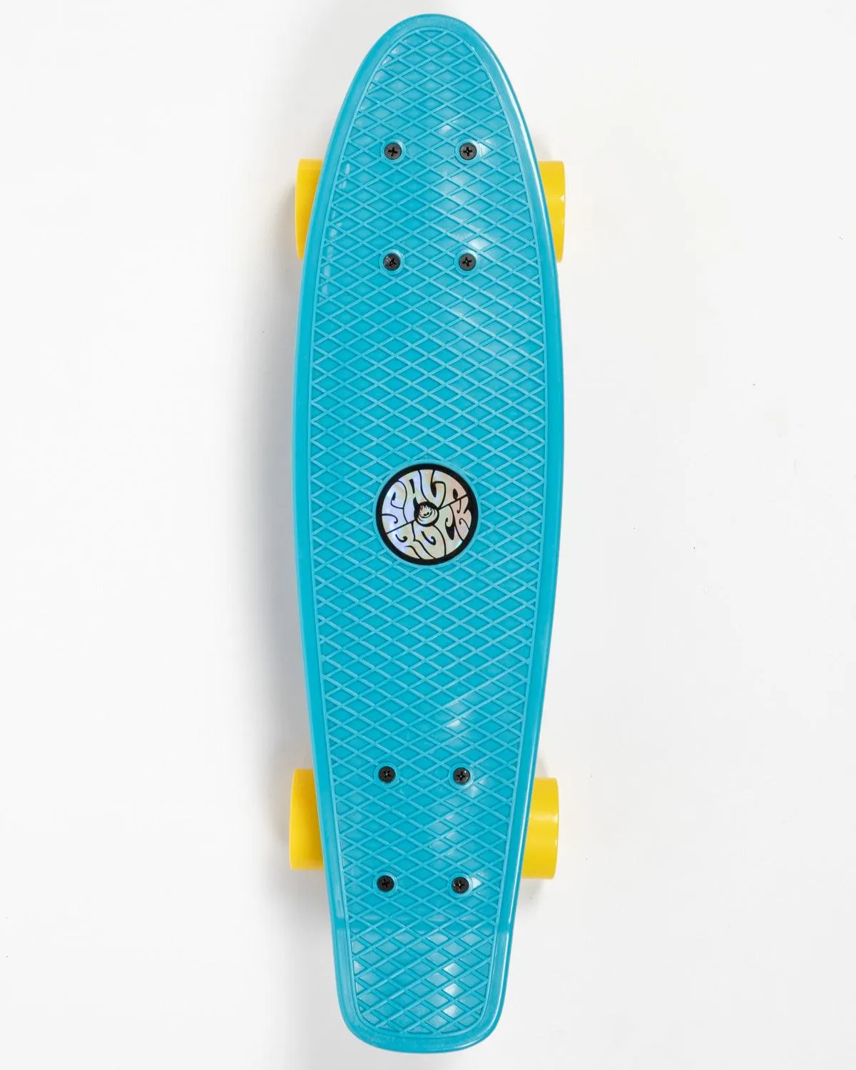 Retroride Mini Skateboard - Turq/Yellow