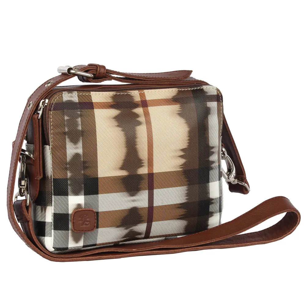 RL Sydney Crossbody Checkered Ladies Bag