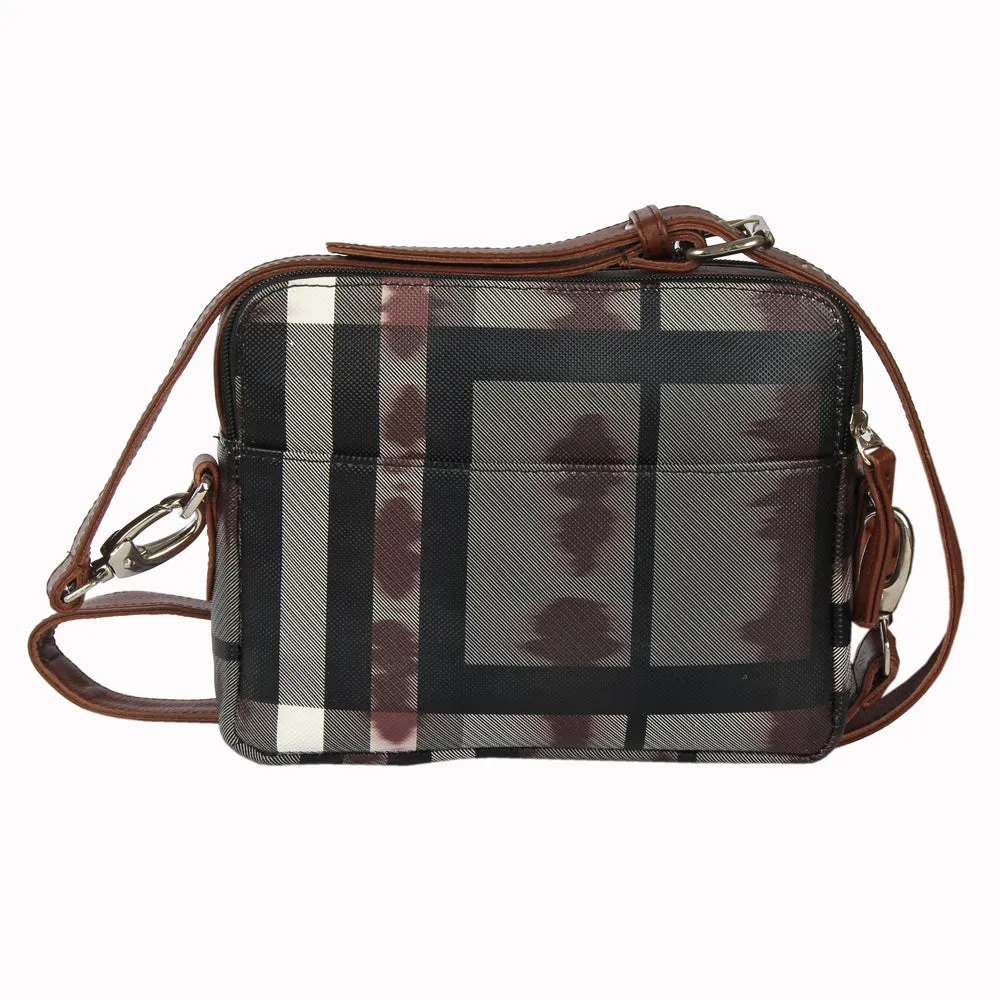 RL Sydney Crossbody Checkered Ladies Bag