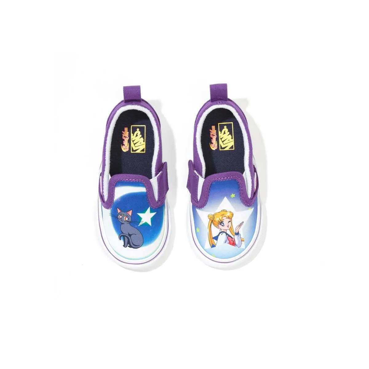   Sailor Moon Toddler's Slip-On V 'Blue Purple'