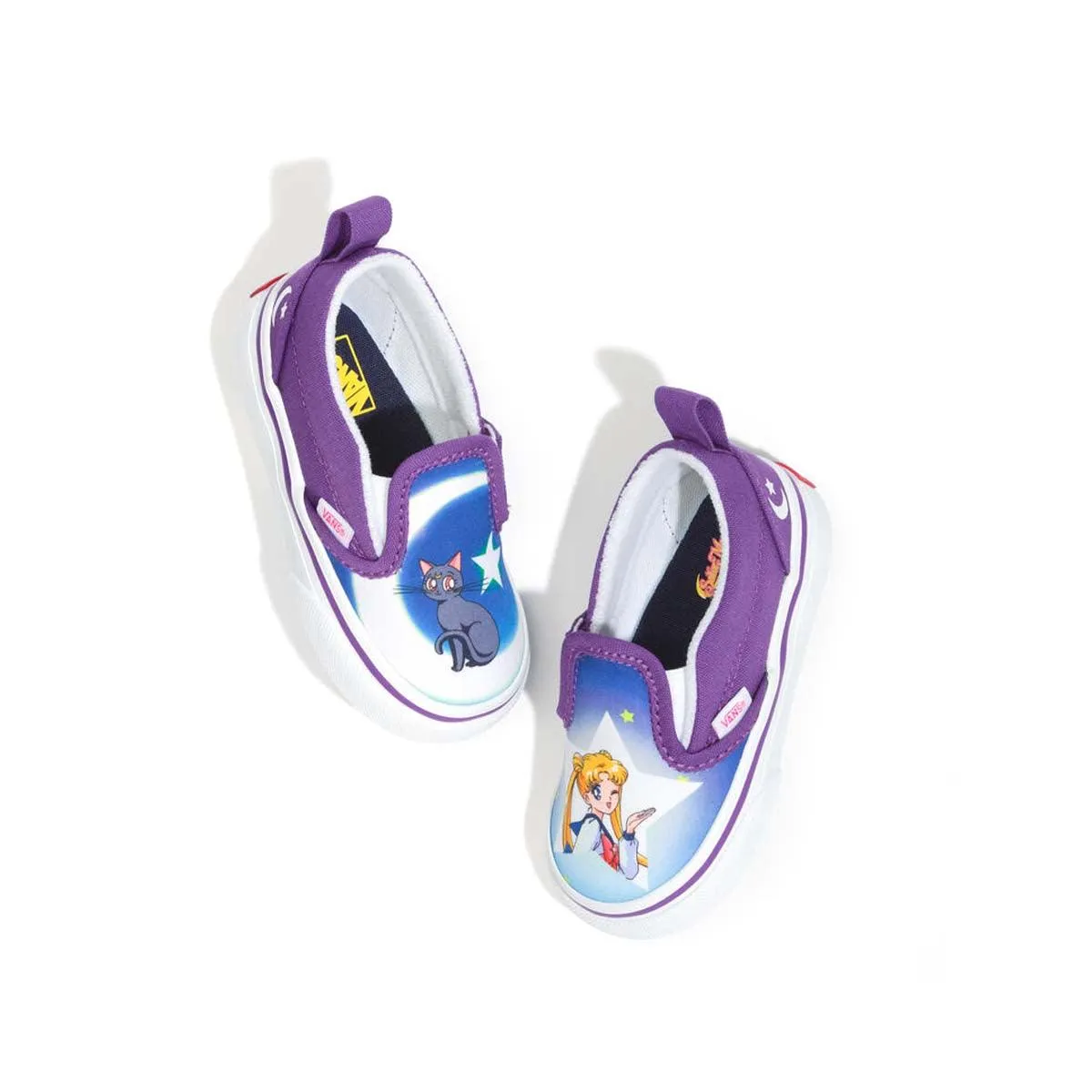   Sailor Moon Toddler's Slip-On V 'Blue Purple'