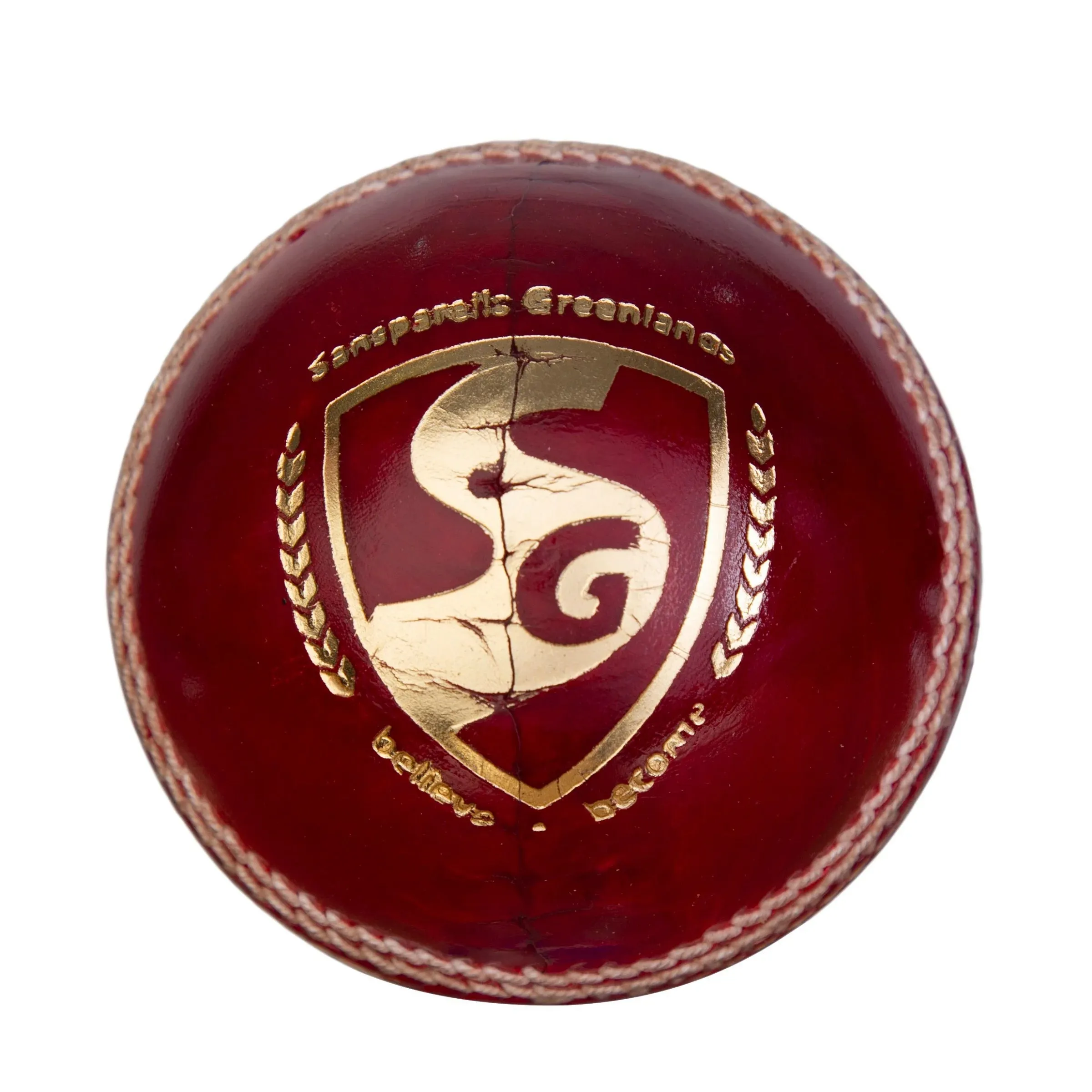 SG Bouncer Cricket Leather Ball | Red