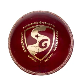 SG Bouncer Cricket Leather Ball | Red