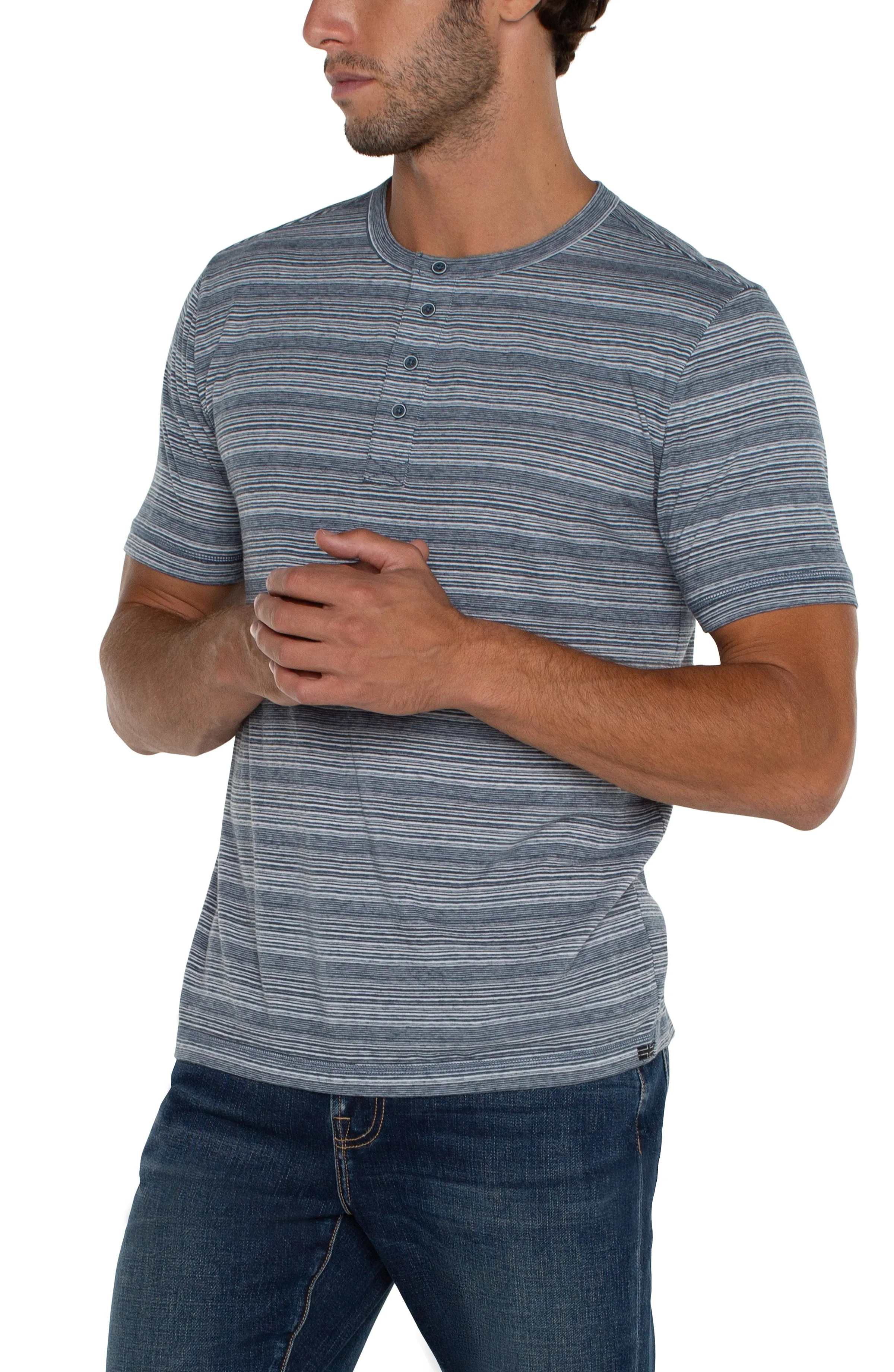 SHORT SLEEVE HENLEY