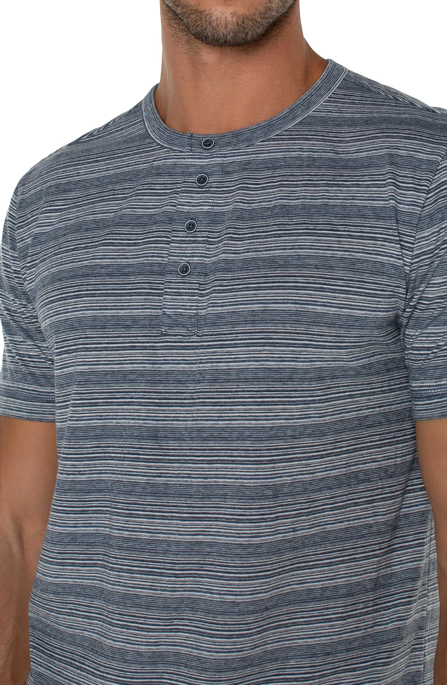 SHORT SLEEVE HENLEY