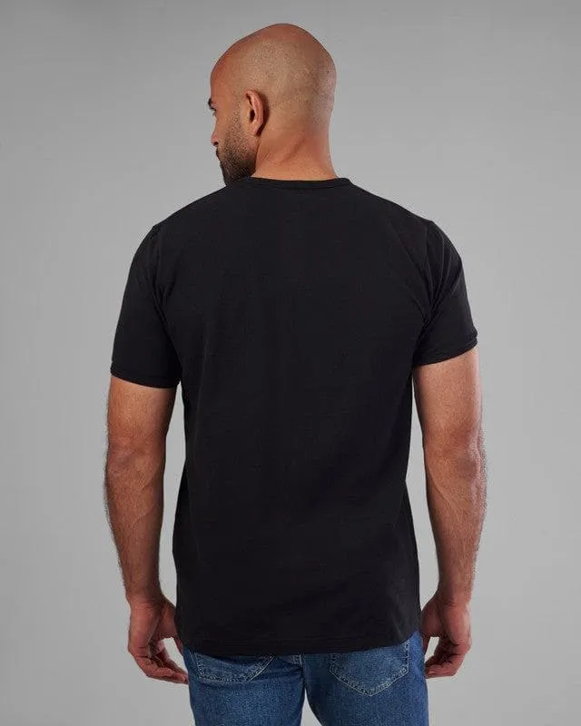 SHORT SLEEVE SLIM T-SHIRT - BLACK