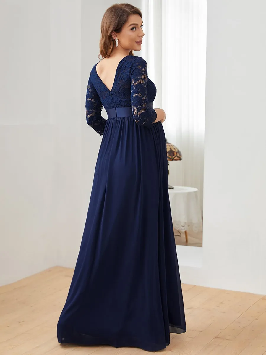 Simple and Elegant Wholesale Maternity Dress with A-line silhouette